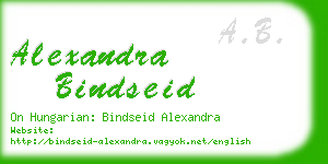 alexandra bindseid business card